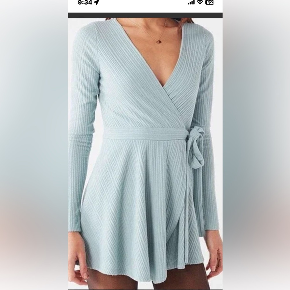 Urban Outfitters Wrap Front Jumper/Skort/Dress- Flowy, Soft, adorable